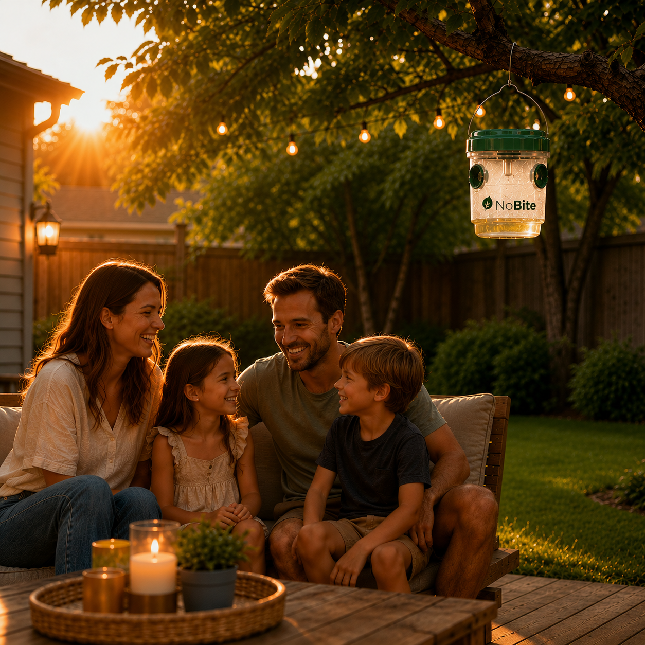 NoBite Mosquito Trap — Solar-Powered, Chemical-Free, Catches Hundreds